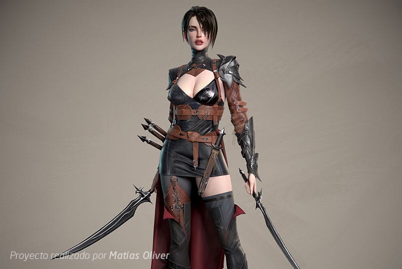 Carrera arte y diseño de videojuegos 3D