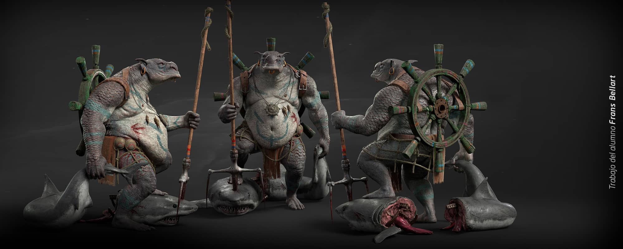 master modelado de personajes 3D