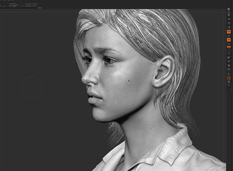 ellie the last of us zbrush