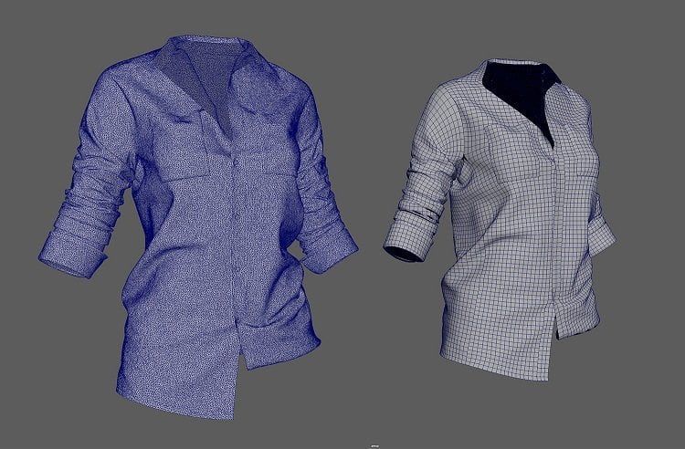 ellie the last of us retopologia