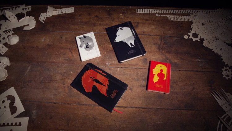 moleskine y juego de tronos coleccion