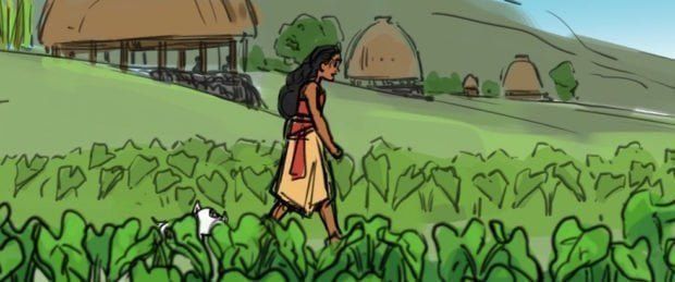 concept art de moana