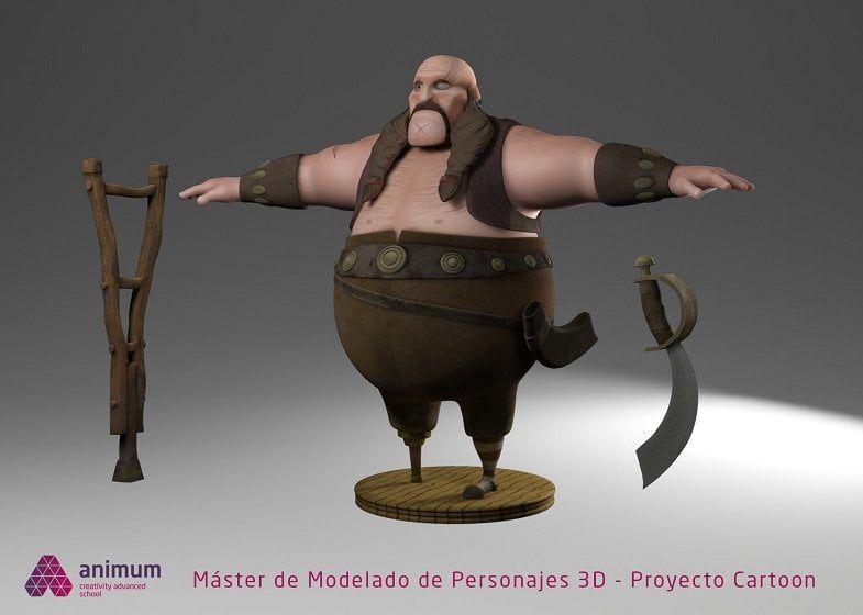 modelado cartoon 3d