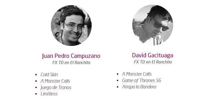 ponentes del master de vfx de animum