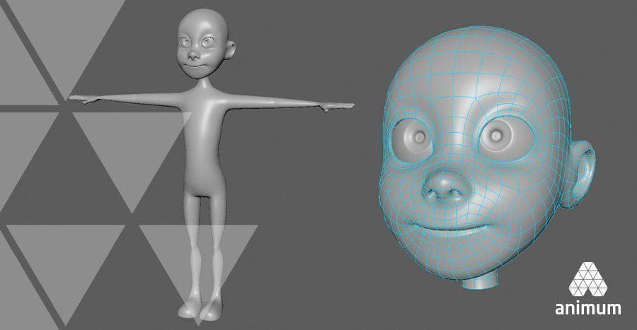 esculpido de un personaje