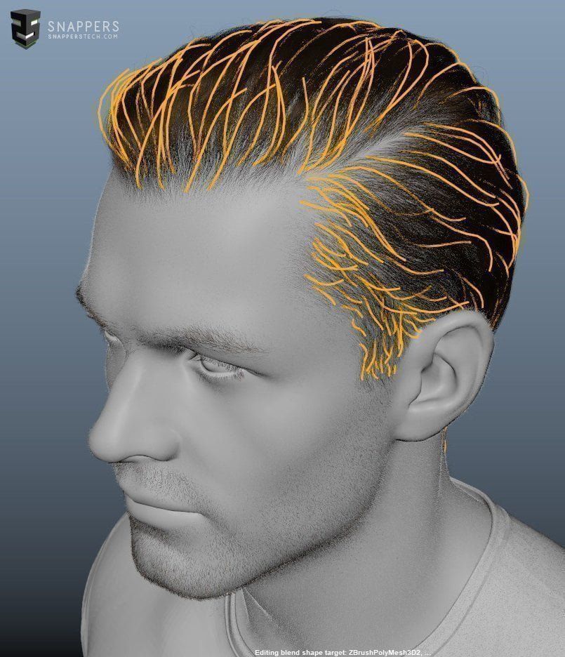 creación de pelo con xgen