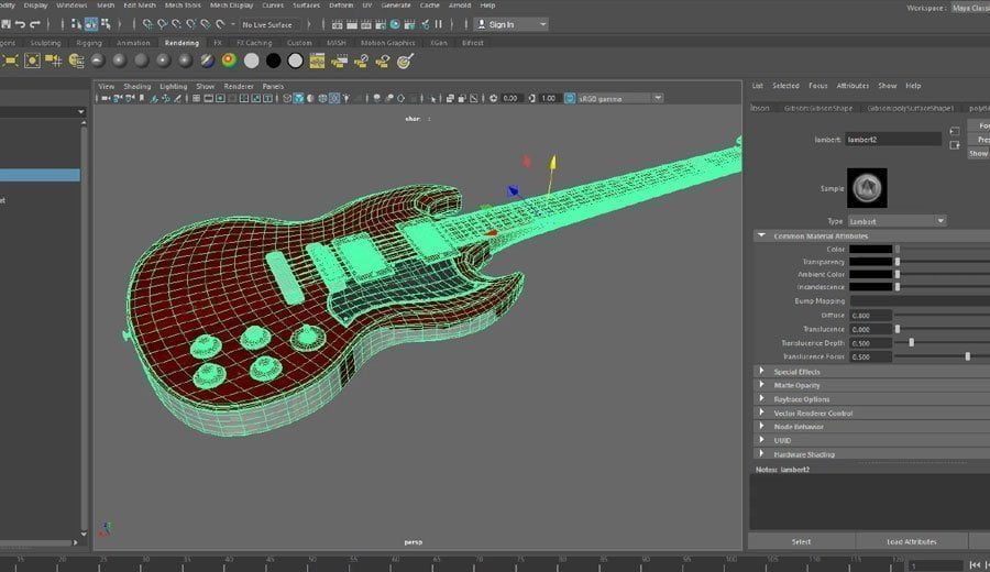 Angus Young 3D Animation