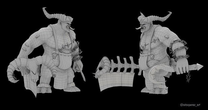 modelado malla 3D