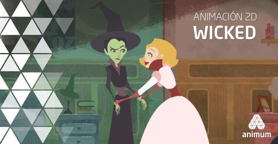 Wicked en animación 2D