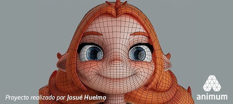 pasos creación personajes poligonal animum3d