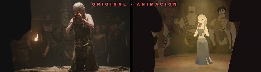 Daenerys en animación 2D