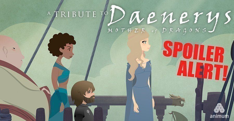 Daenerys en animación 2D