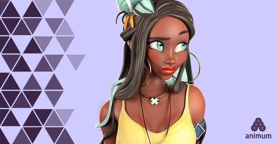 modelado cartoon Julia Pla