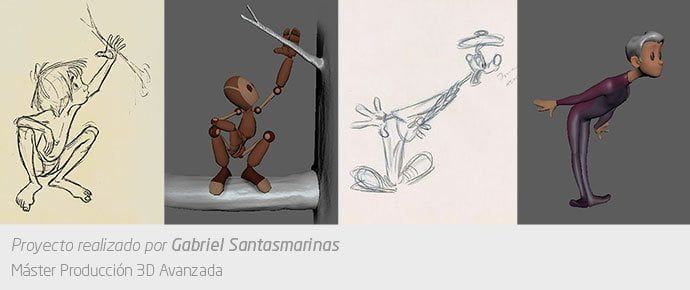 poses de personajes 3d