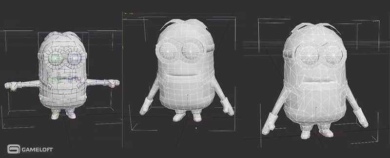 Modelos 3D para videojuegos móviles