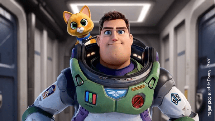 La animación de Lightyear
