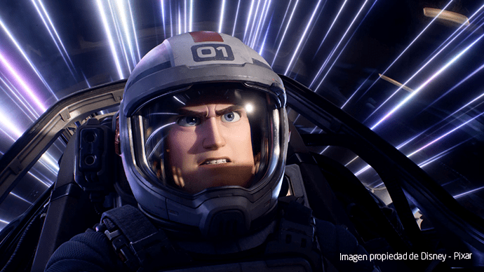 La animación de Lightyear