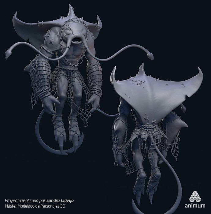 esculpido 3d con zbrush