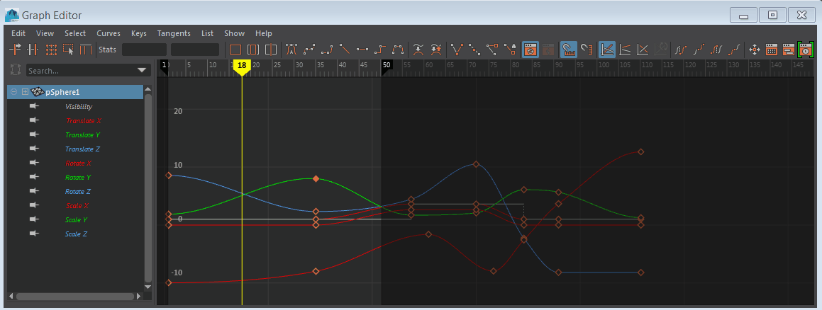 graph editor autodesk maya