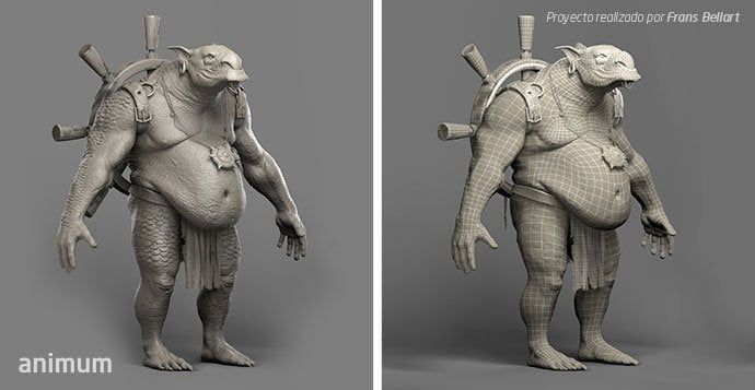 esculpido 3d
