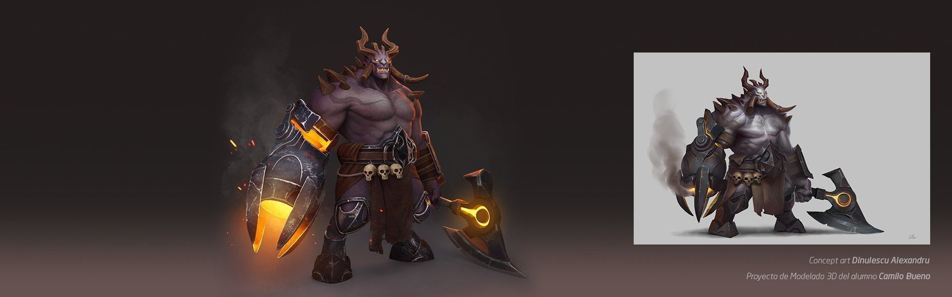 CARRERA CONCEPT ART Y MODELADO DE PERSONAJES 3D
