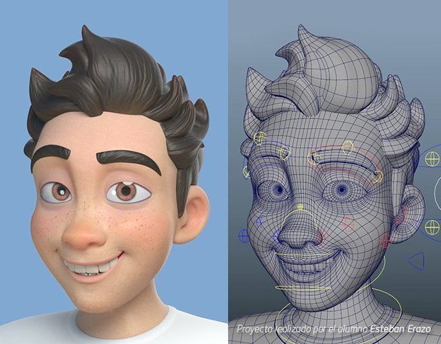 master modelado personajes y rigging 3d