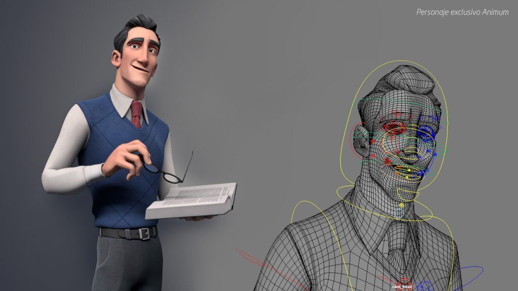 master modelado y rigging de personajes 3d