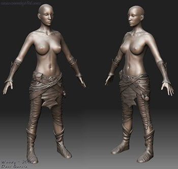 modelado de personajes con zbrush