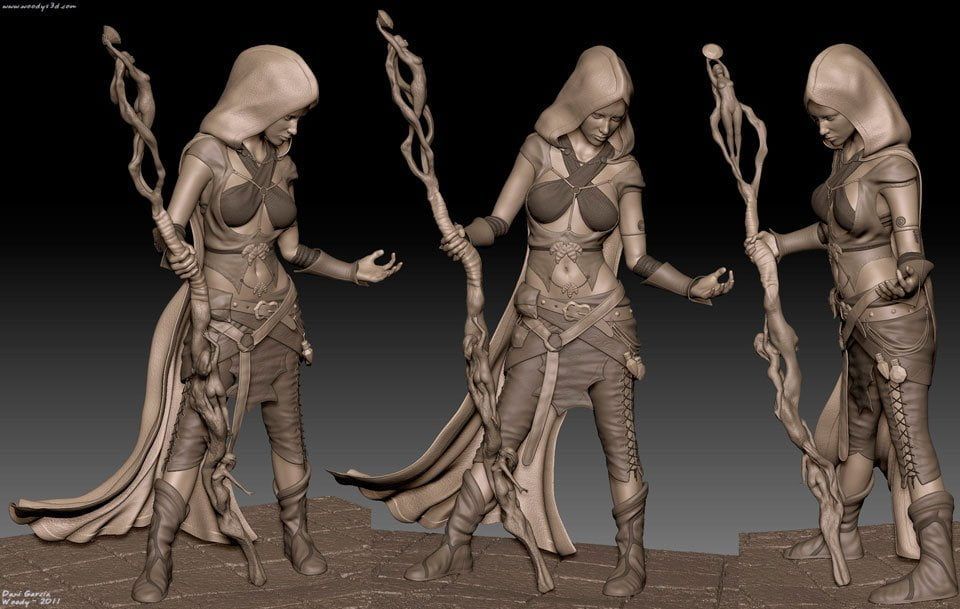 modelado de personajes con zbrush