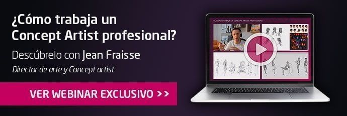 Descubre el paso a paso del trabajo de un concept artist en este nuevo Webinar online gratuito de Animum