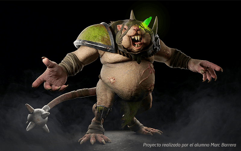 modelado de personajes 3D