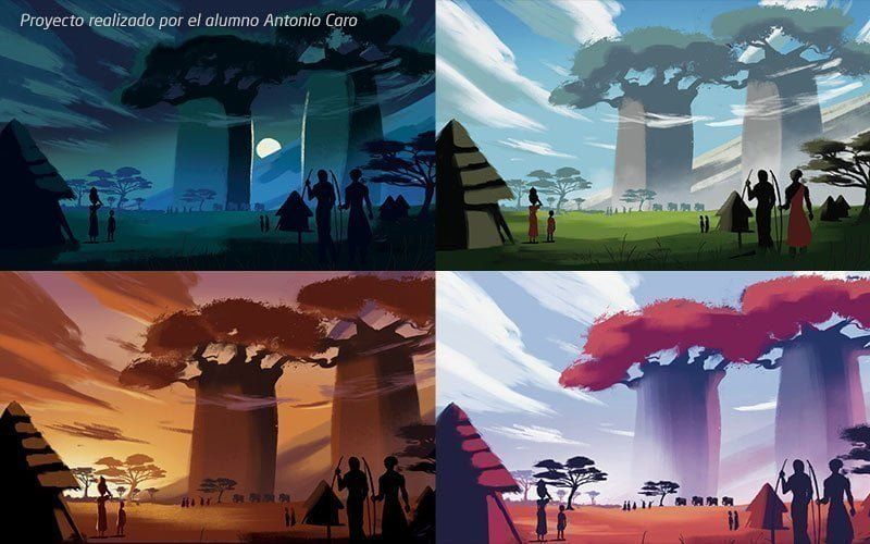 estudiar concept art animum