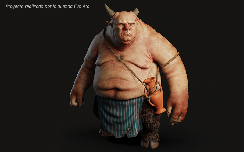 modelado de criatura 3d