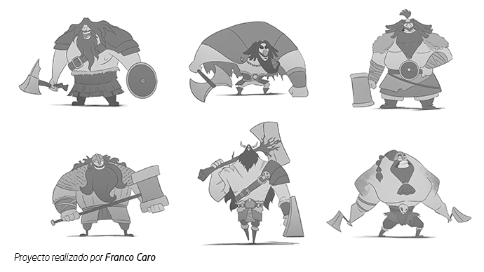 concept art de personajes
