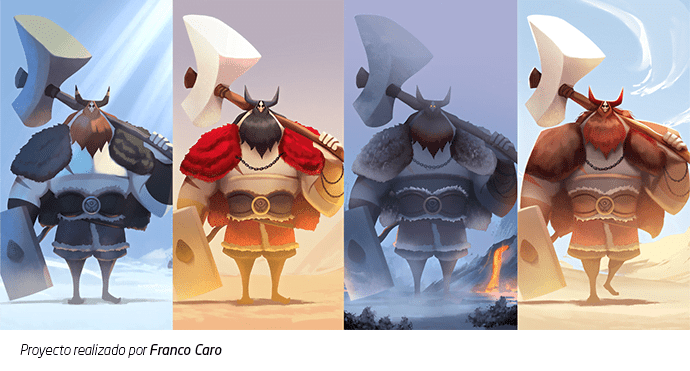 concept art de personajes