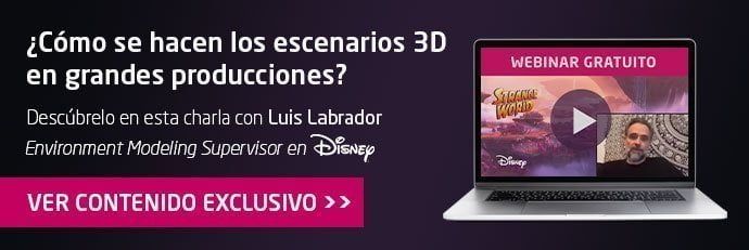 Revive el Webinar de Modelado de escenarios con Luis Labrador de Disney