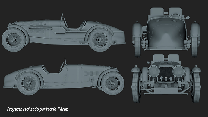 modelado de vehiculos 3d