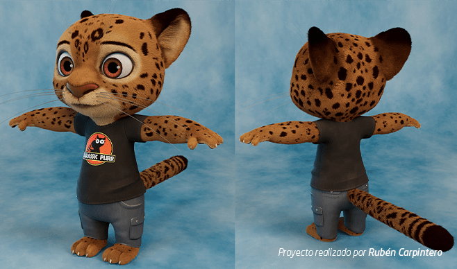 modelado 3d animales