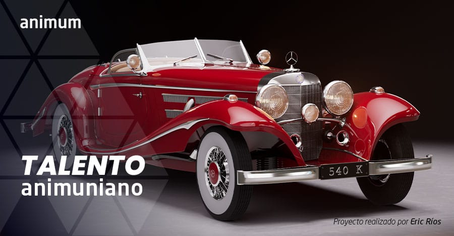 modelado 3d coche