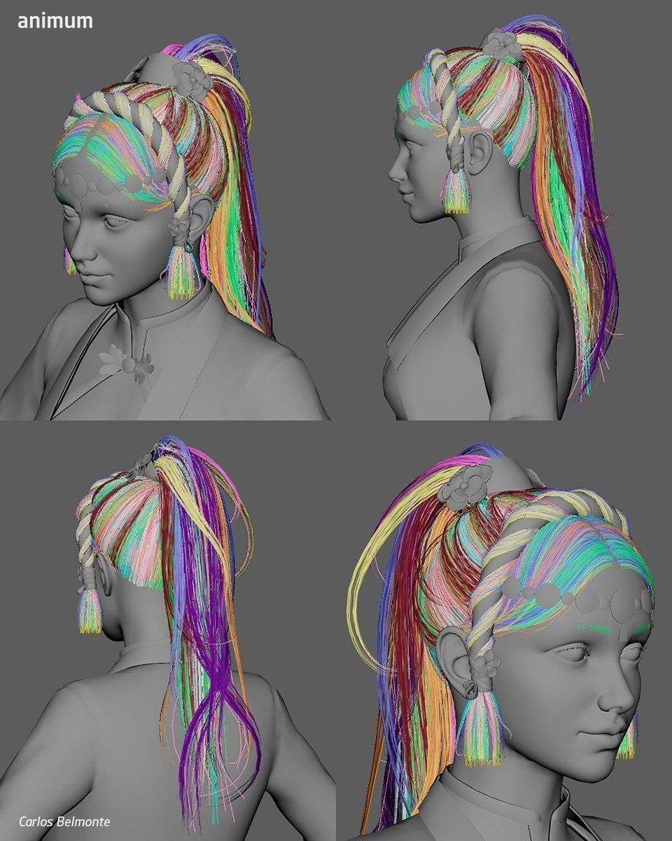 Modelado 3D para videojuegos modelar pelo