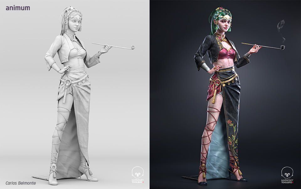 Modelado 3D para videojuegos posado