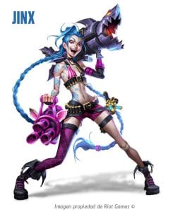 como se hizo arcane personaje jinx