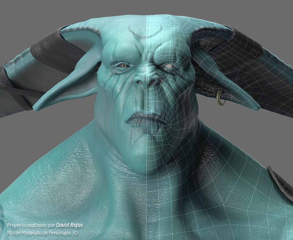 criatura 3d david rojas