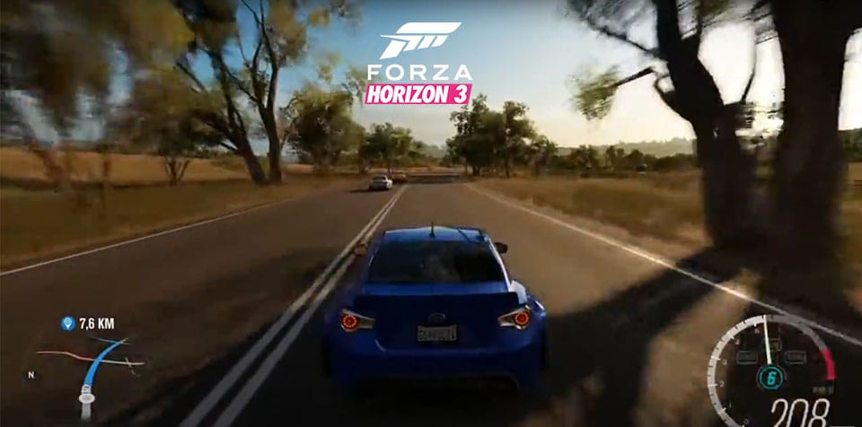 motion blur en forza horizon 3