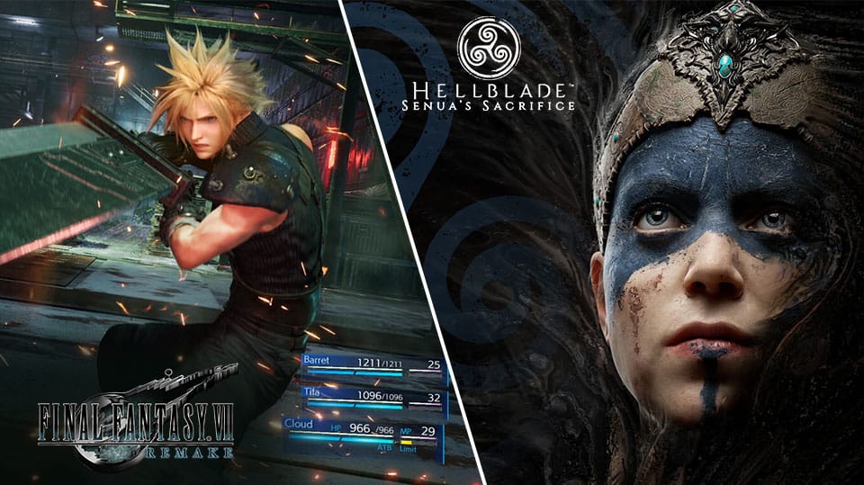 Juegos como Hellblade: Senua’s Sacrifice y Final Fantasy VII Remake