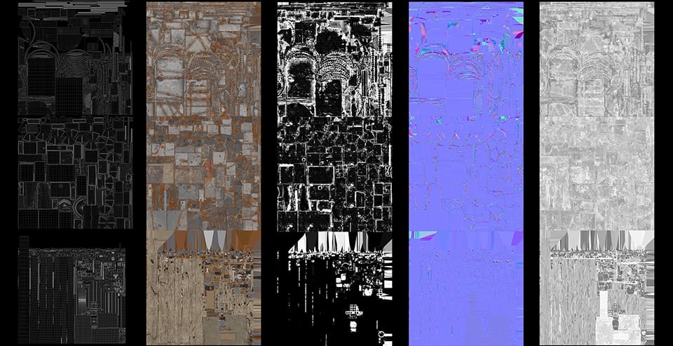 galaxia 3d texturas