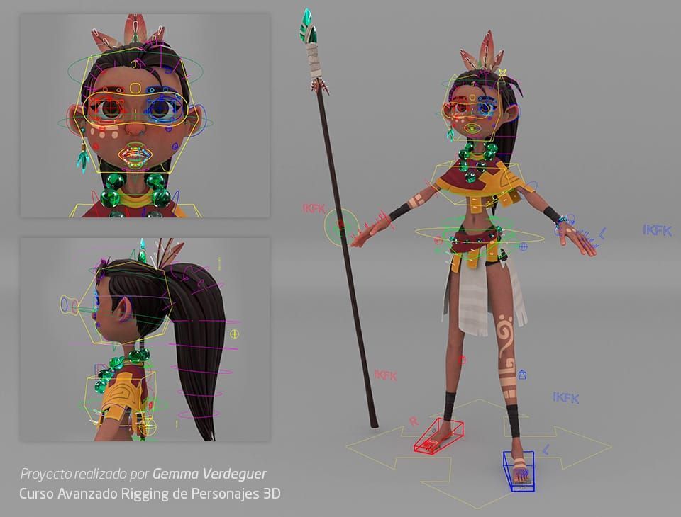 rigging para videojuegos