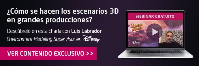 Revive el Webinar de Modelado de escenarios con Luis Labrador de Disney
