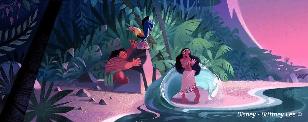 brittney lee concept moana