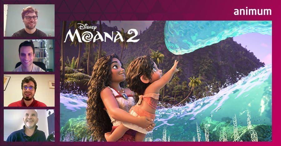 encuentro en animum el proceso creativo de Moana 2
